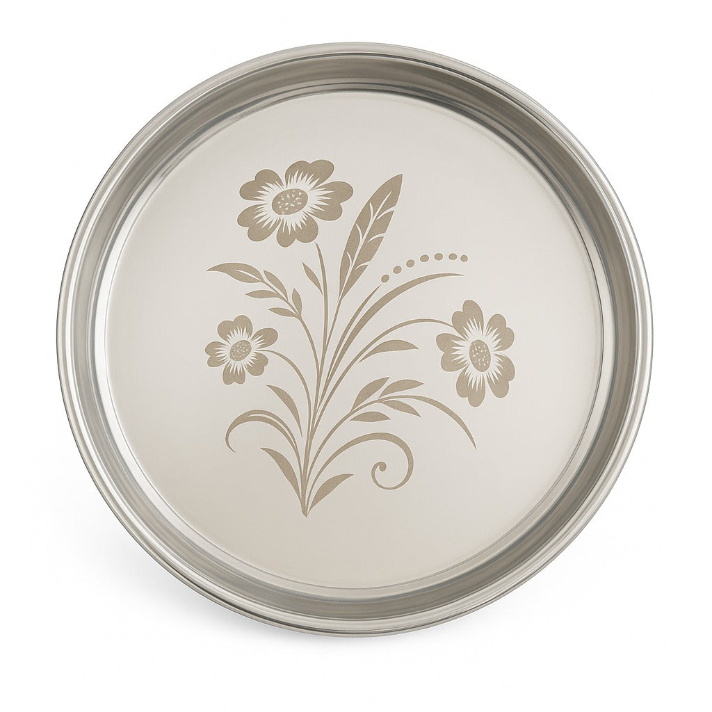 Stainless Steel Plates Set