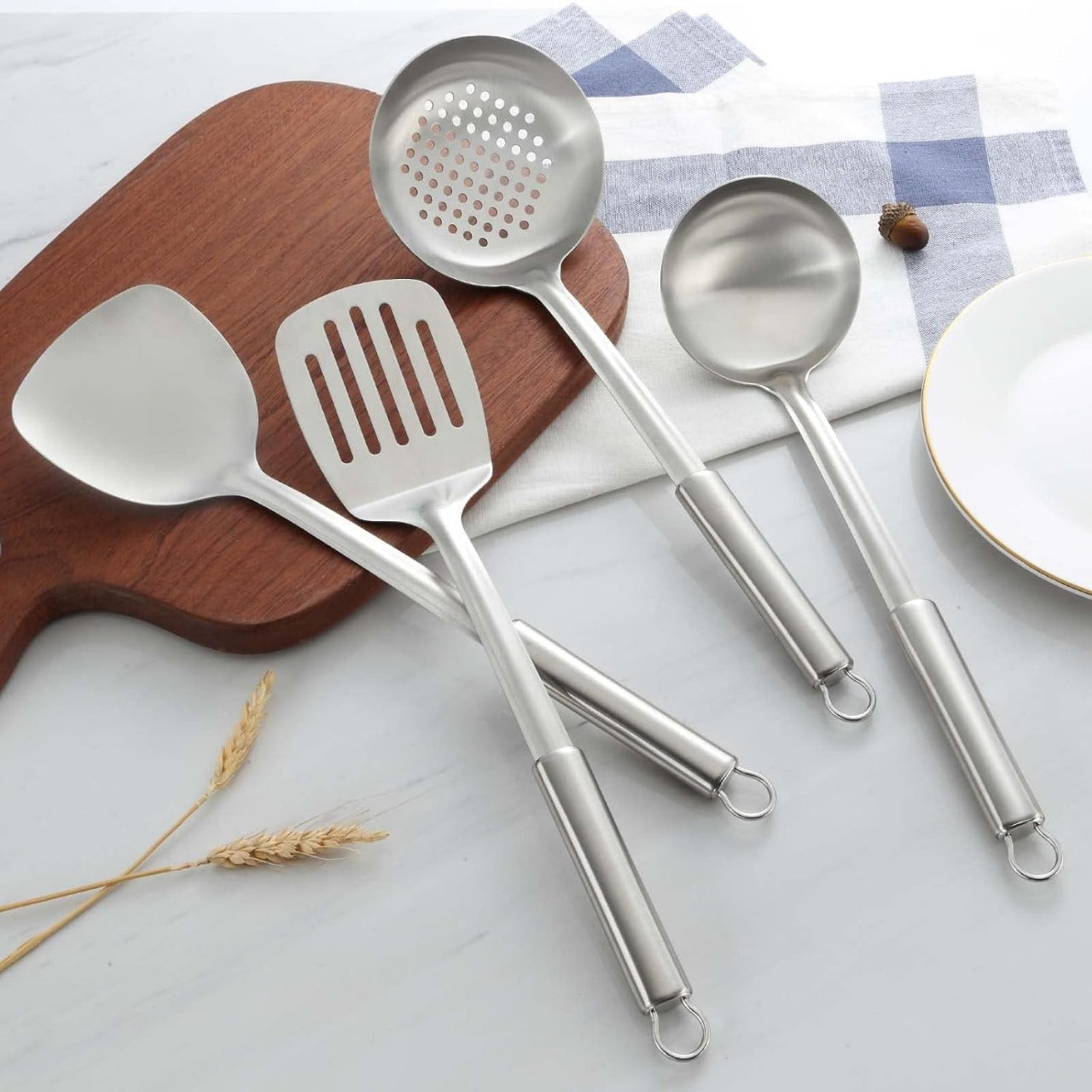 Stainless Steel 4-pcs Kitchen Utensils Set