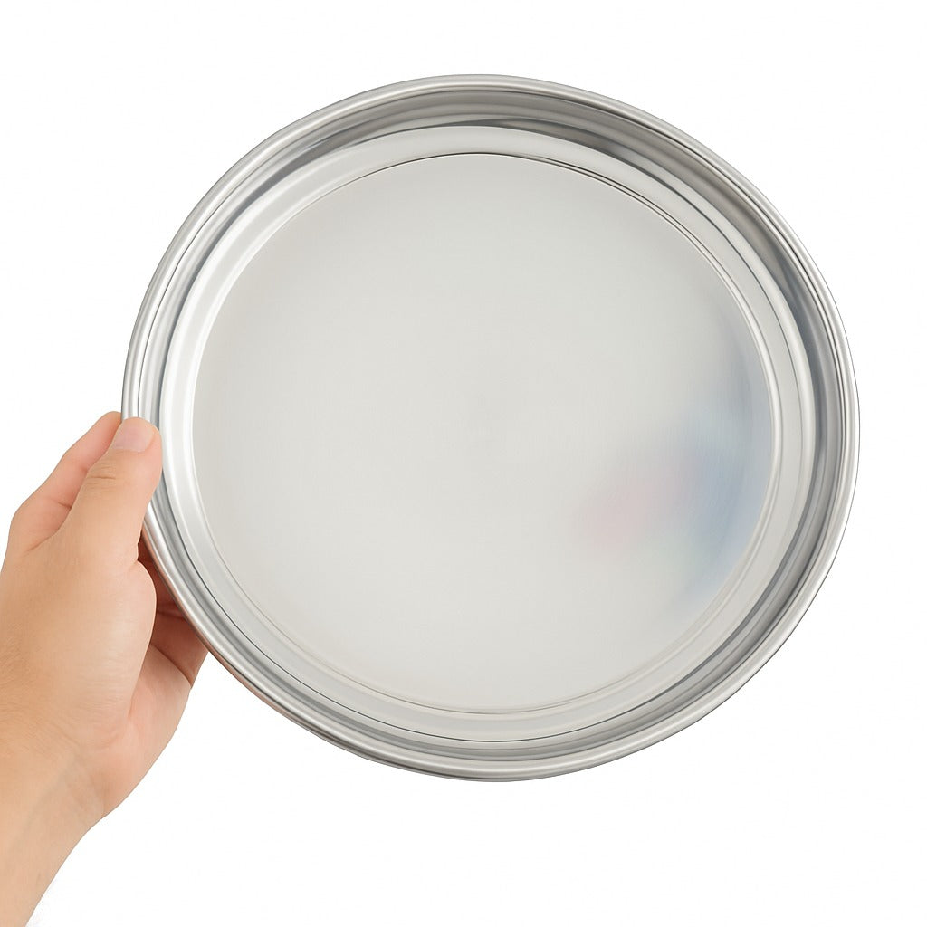 Stainless Steel Plates Set
